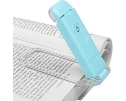 Oplaadbare leeslamp met 4 helderheidsinstellingen en warme kleuren, ideaal voor lezers