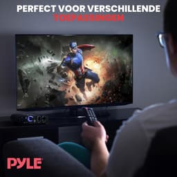 Compacte Bluetooth Mini Stereo Versterker - 90W met Ingangen voor Studio en Apparaten — thumbnail 2