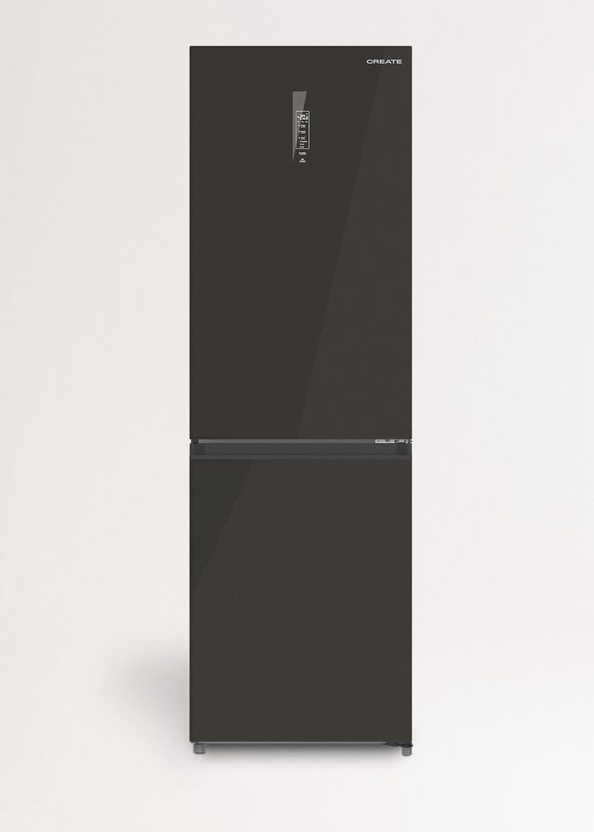 CREATE - 402L combi-koelvriescombinatie met Space Pro en Care+ - Zwart - FRIDGE STUDIO COMBI PRO 402 — afbeelding 1