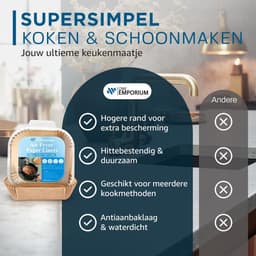 ONE Emporium airfryer papieren liners – 120 stuks – Ø 16 cm – vetvrij & hittebestendig (tot 230 °C) – geschikt voor Ninja/Cosori/Tower — thumbnail 7
