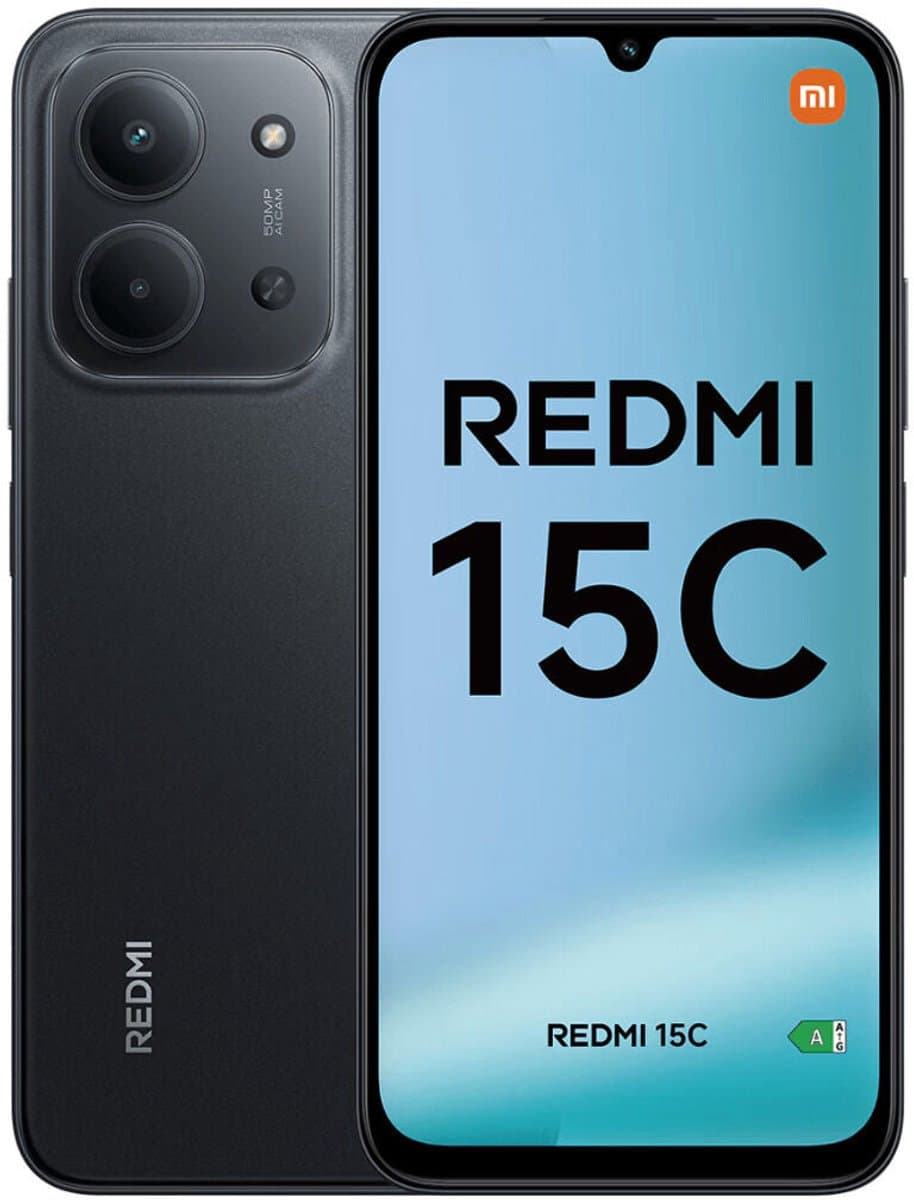 Smartphone Xiaomi Redmi 15C 8 GB RAM 256 GB Black — afbeelding 1