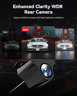 Redtiger F7N Elite 4K Touch Wifi Gps 2CH 128gb dashcam - Camera voor + achter - Sony Starvis 2 sensoren - 3,18 inch touchscreen Lcd - Waterdichte achter camera - Wifi - Gps - Parkeermodus - 4K resolutie - 128gb Micro SD kaart - dashcam voor auto — thumbnail 2
