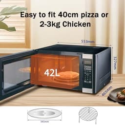 Combi-magnetron 42 liter met grill, ontdooifunctie en 11 vermogensniveaus — thumbnail 3