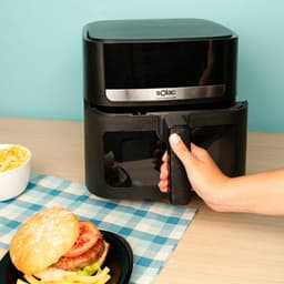 Solac FA1801 Enkel 8 l Vrijstaand 1800 W Heteluchtfriteuse Zwart — thumbnail 4