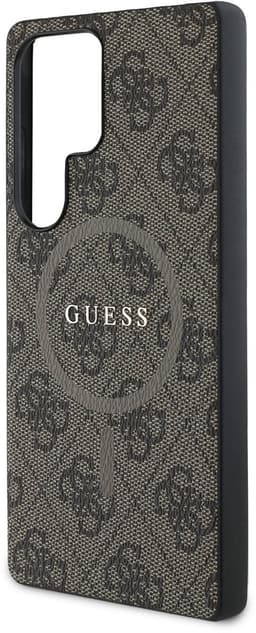 Guess PU Leer 4G Logo geschikt voor Samsung Galaxy S25 Ultra - Geschikt voor MagSafe - Bruin — thumbnail 5