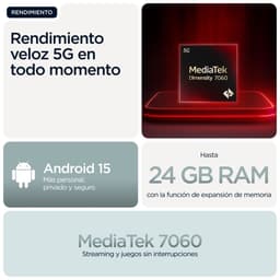 Smartphone Motorola g56 5G 6,72" 8 GB RAM 256 GB Grijs — thumbnail 21