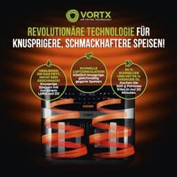Luchtfriteuse met dubbele mand 9L en digitaal bedieningspaneel - 10 voorinstellingen — thumbnail 5