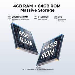 DOOGEE TAB A9+ VIP - Tablet - 20GB RAM +64GB ROM /2TB TF - 11 Inth + 90Hz IPS - Android 15 - 8580 mAh - Unisoc T7200 - 5Gz WiFi - Dubbele luidsprekers - Muis/toetsenbord/hoesje/geharde film - Zwart — thumbnail 3