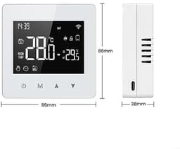 Programmeermodule Thermostaat voor TUYA ZigBee met LCD Scherm en Afstandsbediening — thumbnail 3