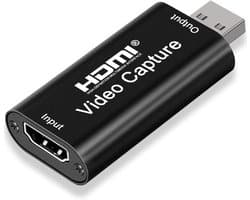 HDMI Capture Card – HDMI naar USB – Video opname – Record: Camera Gamen, Streamen, Video Bellen en Live Casts - Youtube - Twitch - Computer, Laptop