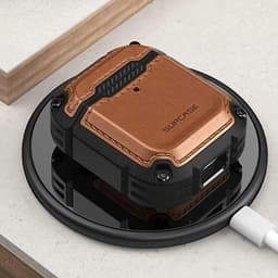 Supcase Battle Geschikt voor Apple AirPods 2 / Airpods 1 Case - Bruin — thumbnail 2