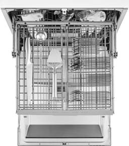 Inventum IVW6021A inbouw vaatwasser - 14 couverts - Volledig integreerbaar - Besteklade-Bestekmand - 8 programma’s - Max nishoogte 86,5 cm - Extra droog optie - Startuitstel - Energielabel C — thumbnail 4