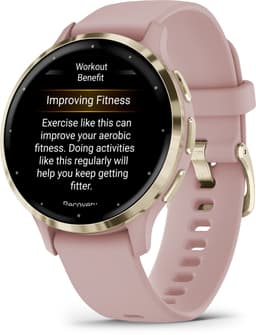 Garmin Venu 3s - Smartwatch - AMOLED-Scherm - 41mm - Dust Rose — thumbnail 3