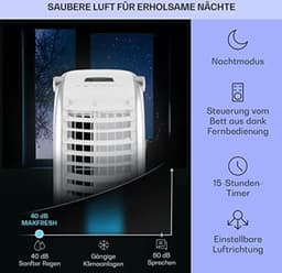 Aircooler Met Koelelementen - Aircooler Met Water - Wit — thumbnail 3