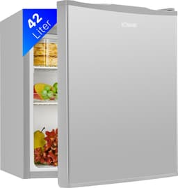Bomann KB 7346 Mini Koelkast - Barkoelkast - 42 liter - Inox look — thumbnail 1