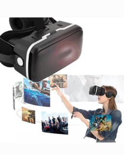 Virtual Reality bril met hoofdtelefoon voor Android en iOS-telefoons - 3D VR ervaring - Geschikt voor 35-60 inch schermen — thumbnail 4