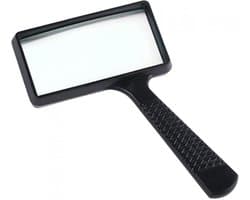 Draagbaar Rechthoekig Vergrootglas 5X voor Lezen en Detailwerk