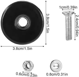 Jhubers Goods - Rubberen Voetjes- Voetjes - Rubber - Antislip - Dempend - Trillingsdempend - 2 Stuks- Geschikt voor Generatoren Hogedrukreinigers Luchtcompressoren- Zwart Rubber- Accessoires voor Apparaten met Trillingen. — thumbnail 2