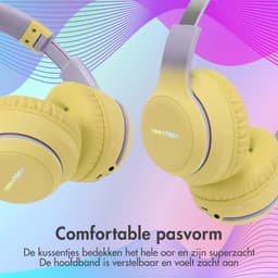 imoshion Kinder Koptelefoon LED - Bluetooth en Decibelbegrenzer - Draadloze Koptelefoon Kinderen — thumbnail 9