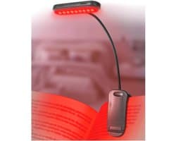 Verstelbare Boekenleeslamp met Klem voor Nachtgebruik