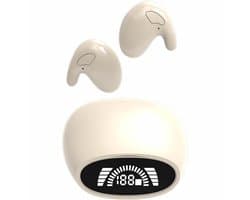 De Beste Gadgets Slaap Oordopjes Bluetooth – Draadloze Sleep Earbuds – Ultra Dun & Comfortabel – Kleine oordopjes - Kleine Oortjes - Voor Zijslapers – Noise Reduction – Waterbestendig - MD - Wit