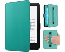 Beschermhoes met Polsband voor 7 inch E-reader Papierwit en Signature Editie, Automatisch Slaap/Wake Functie, Jade Groen