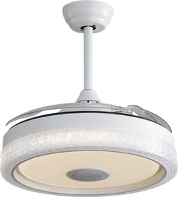 42 Inch Plafondventilator met 32W RGB LED-verlichting (3 Kleurtemperaturen + RGB), 3 ABS-bladen & DC-motor — thumbnail 1