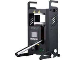 Fubzz Hars Pers Warmtepersmachine - Dubbele Verwarmingsplaten 4 Ton - Handmatige Extractiepers - Precisie Temperatuurcontrole - Hoge Olieopbrengst