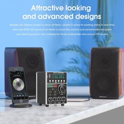 HiFi Dual MIC Digitale Versterker met Bluetooth en USB-speler — thumbnail 4