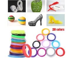 3D Pen Filament Vullingen 1.75mm - 20 Kleuren voor Creatieve Projecten