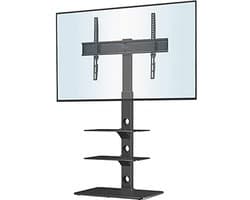 Verstelbare TV Vloerstandaard voor 30-70 inch Televisies met Drie Planken