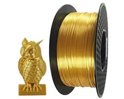 Gouden PLA Filament 1.75 mm voor 3D Printing - Glanzend en Zijdeachtig 1 KG