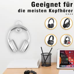 Hoofdtelefoonhouder voor gaming headset - Acryl wandhouder voor desk en muur — thumbnail 5