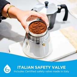 Inductie Kookplaat voor Moka Pan en Espresso machine - Voor Alle Fornuizen — thumbnail 2