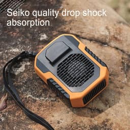 Draagbare Tailleclip Ventilator - USB Oplaadbaar, Mini Halsventilator voor T-shirts en Jassen — thumbnail 4