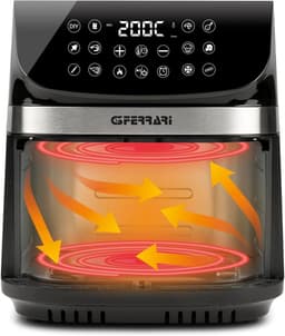 Luchtfriteuse 9 liter, 2200 W - Gezond en Snel Koken — thumbnail 6