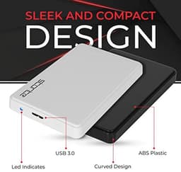 Externe Harde Schijf 250 GB HDD USB 3.0 - Draagbare Gegevensback-up Opslag voor Laptop, PC en Gameconsole — thumbnail 5