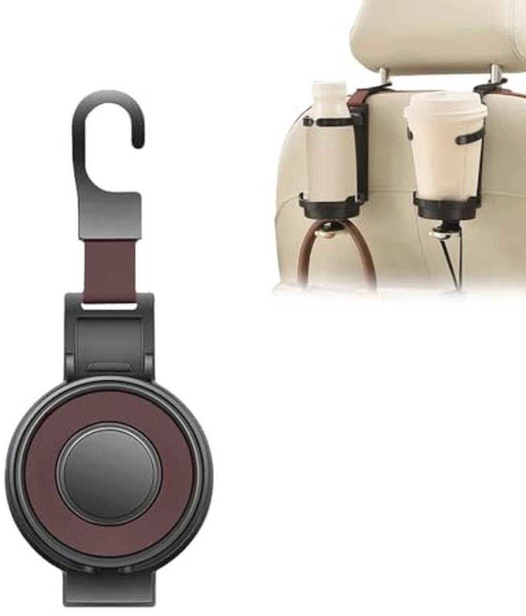 Universele Auto Hoofdsteun Haak met Telefoonhouder - 3-in-1 Auto Organizer voor Achterbank — afbeelding 1