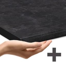 Elegante inbouw vaatwasser frontdeur in Artisan eik, 60 cm, AP antraciet — thumbnail 4