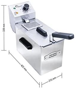 Pro Elektrische Friteuse 4L met Koude Zone en Precisiethermostaat — thumbnail 6