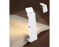 USB oplaadbare leeslamp met dimbare helderheid - Opvouwbare LED boeklamp voor in bed
