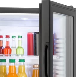 Klarstein Minibar Barmodel Koelkast - 24 Liter - glas - 0dB - Zwart - Minikoelkast - 5-15°C - voor Hotelkamer voor Kantoor - Stil Compact - Mini Fridge Kleine Koelkast Hotelkoelkast Drankkoeler Compact Koelkast — thumbnail 7
