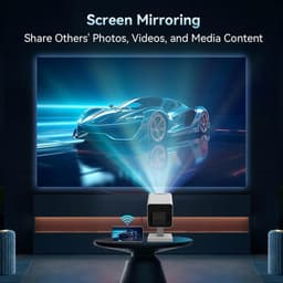 Mini Beamer - Projector met Wifi - Bluetooth — thumbnail 5