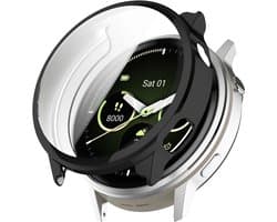 Strap-it TPU case geschikt voor Garmin Venu 4 (41mm) - Optimale bescherming - Beschermhoesje - Bescherming tegen stoten & krassen (Zwart)