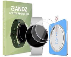 Bandz Gehard Glas Screenprotector (2 Pack) 44mm met One-Click installatietool – geschikt voor Samsung Galaxy Watch 6 44mm - Helder - Krasbestendig - Bubbelvrij