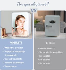 Mini Koelkast - Minibar - Skincare Fridge - Wit — thumbnail 5