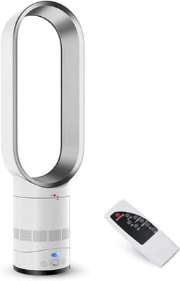 16 inch Bladloze Torenventilator met Afstandsbediening - Energiebesparend en Stil — thumbnail 1