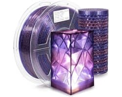 Glitter Transparant PLA Filament 1.75mm - 1kg Spoel - 3D Printer Materiaal Hoge Precisie