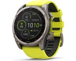 Garmin 010-02907-21 Fenix 8 – 51 mm Sapphire Solar Titanium Smartwatch