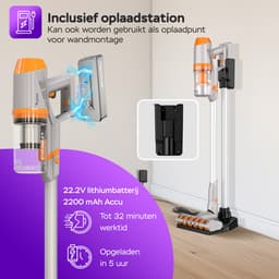TurboTronic C27 Steelstofzuiger - Zilver/oranje — thumbnail 2